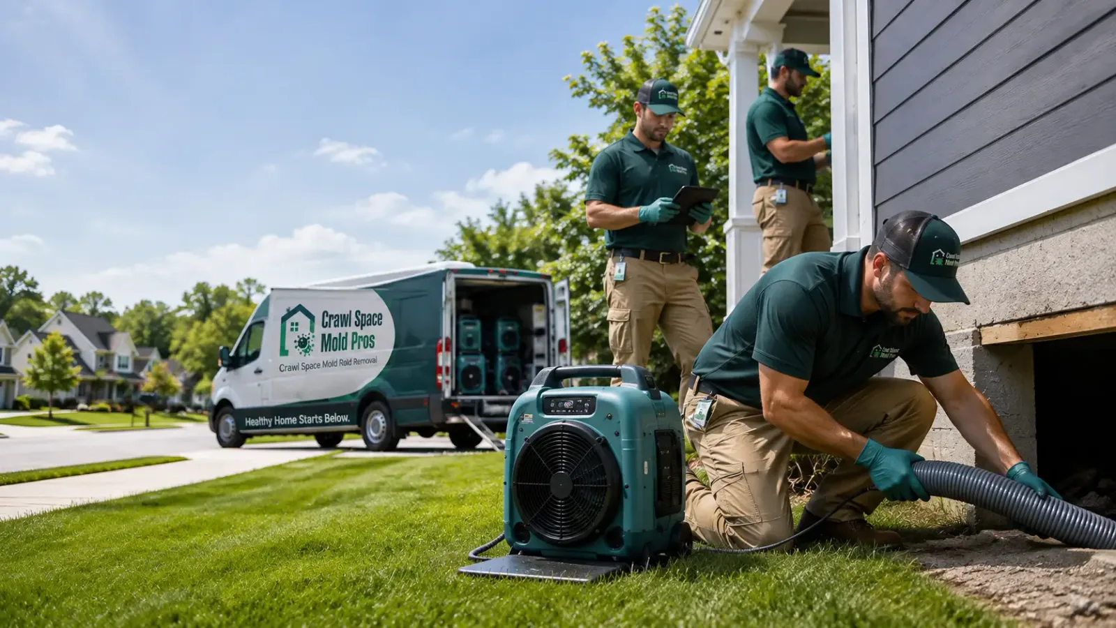 Crawl Space Mold Removal in Lakeside, MI